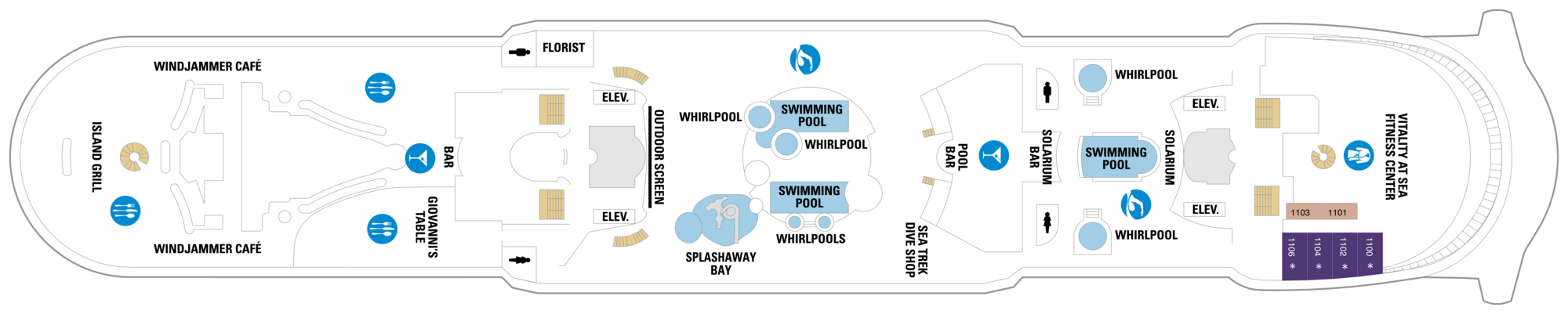 Deck 11 plan
